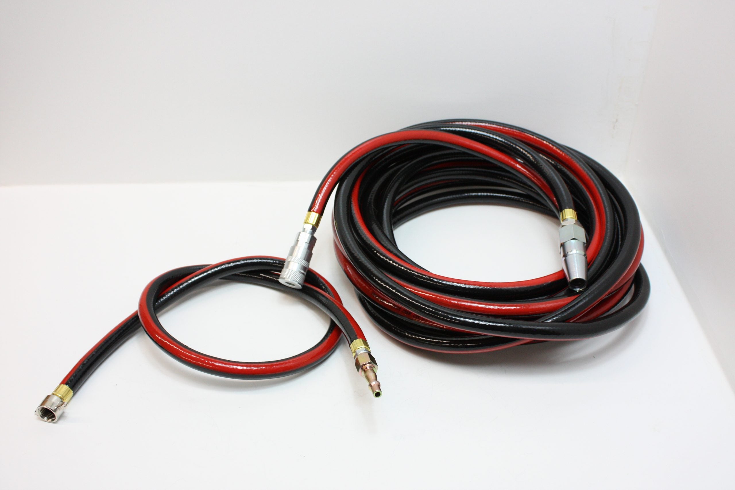 HGV 10 Meter Black Air Hose With 1 Meter Air-tank Inflator Hose